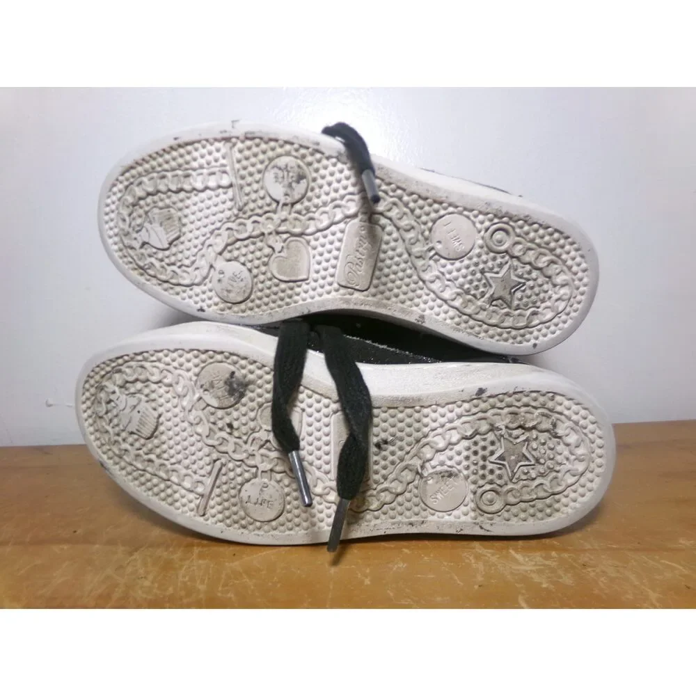 Pre-Owned Dance Hip Hop Shoes Pastry Kids 12 High Top Sneakers Glitter